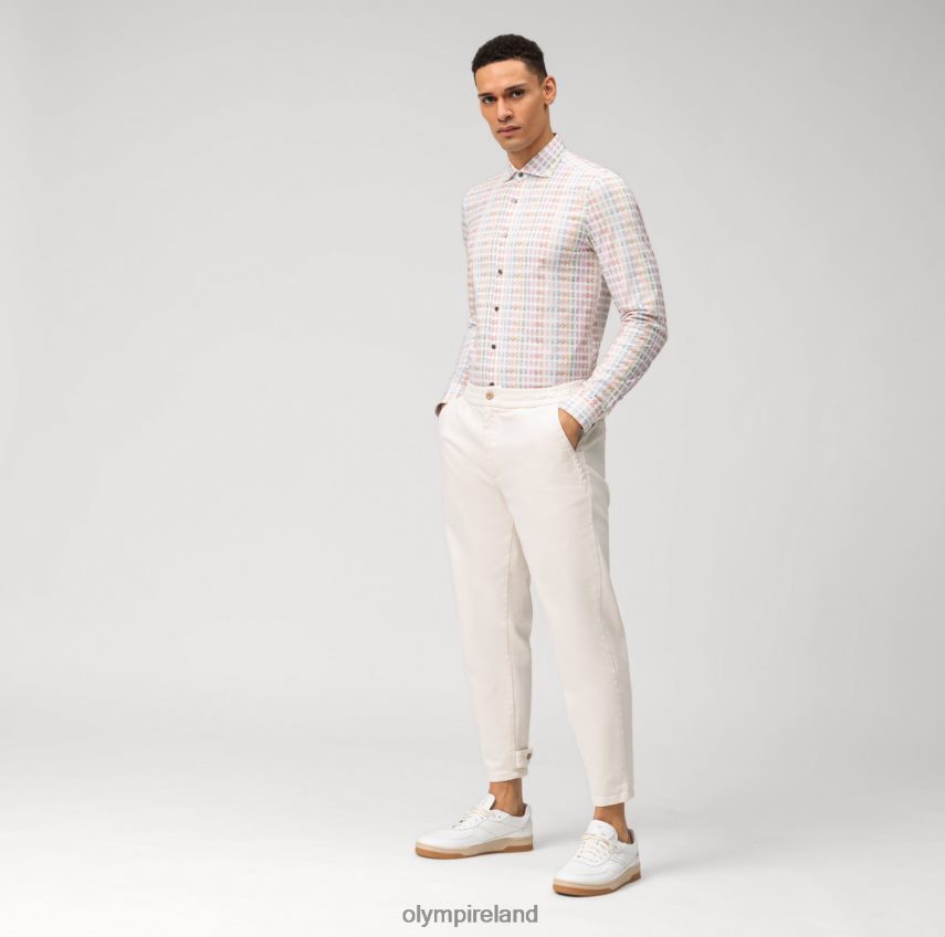 Clothing OLYMP Level Five 24/Seven Body Fit, Business Shirt, Kent, Pink 24L846681