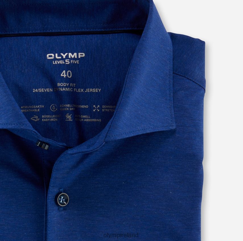 Clothing OLYMP Level Five 24/Seven Body Fit, Business Shirt, Kent, Royal 24L846631