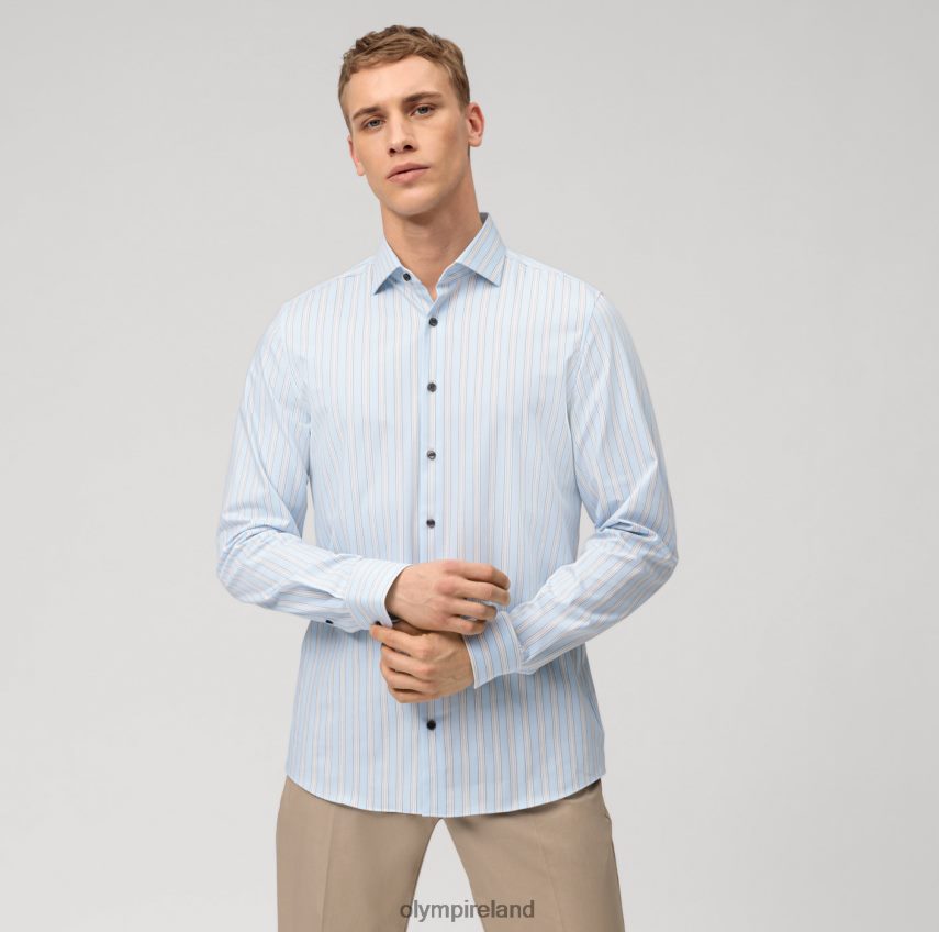 Clothing OLYMP Level Five 24/Seven Body Fit, Business Shirt, Kent, Taupe 24L846453