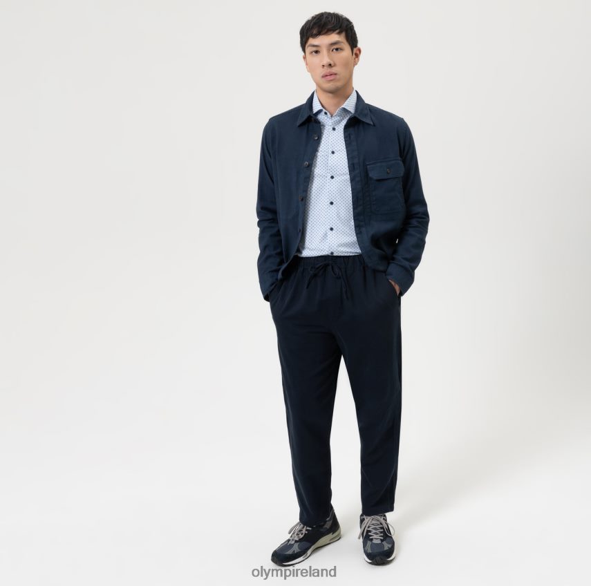 Clothing OLYMP Level Five 24/Seven Body Fit, Business Shirt, Long Sleeve Extra Long, Kent, Bleu 24L846889