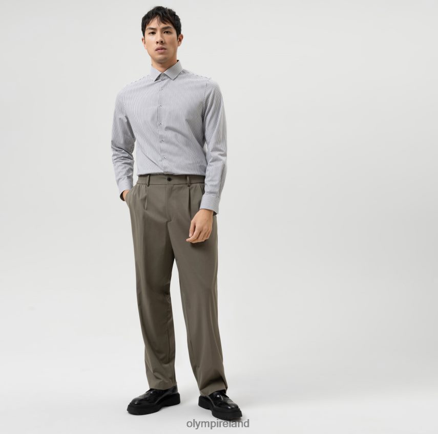 Clothing OLYMP Level Five 24/Seven Body Fit, Business Shirt, Modern Kent, Black 24L846547