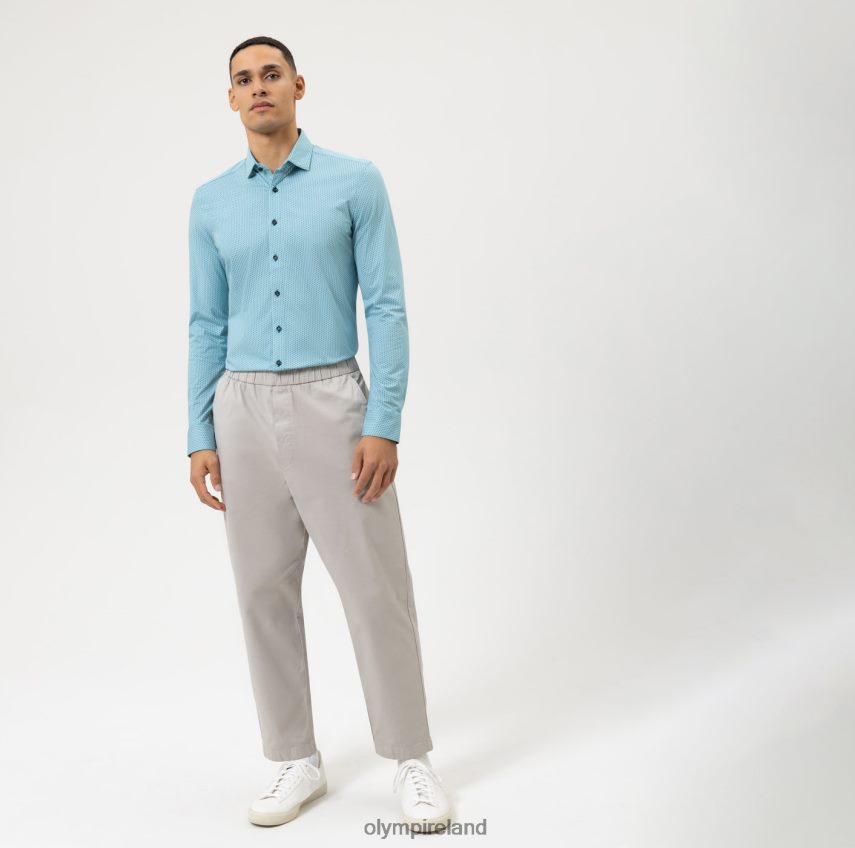 Clothing OLYMP Level Five 24/Seven Body Fit, Business Shirt, Modern Kent, Emerald 24L846584