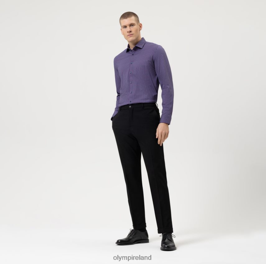 Clothing OLYMP Level Five 24/Seven Body Fit, Business Shirt, Modern Kent, Fuchsia 24L846401