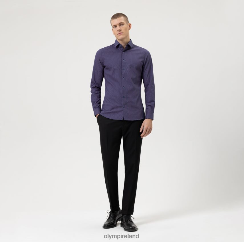 Clothing OLYMP Level Five 24/Seven Body Fit, Business Shirt, Modern Kent, Fuchsia 24L846702