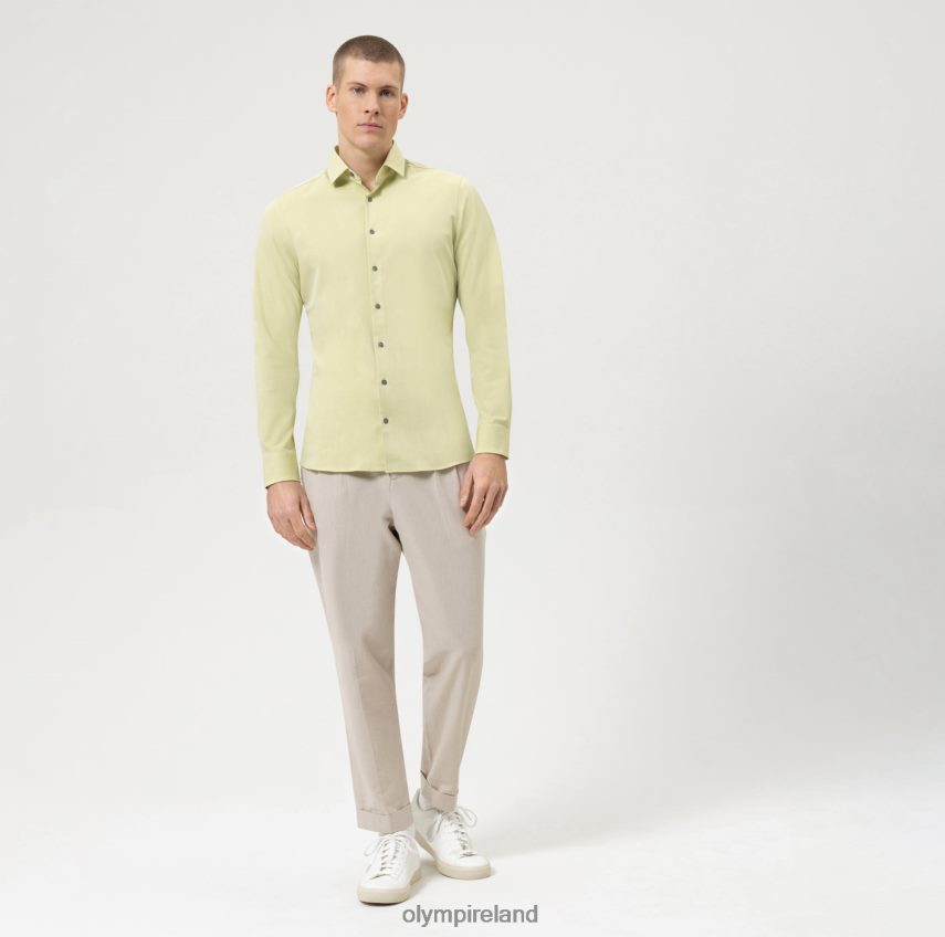 Clothing OLYMP Level Five 24/Seven Body Fit, Business Shirt, Modern Kent, Green 24L846349