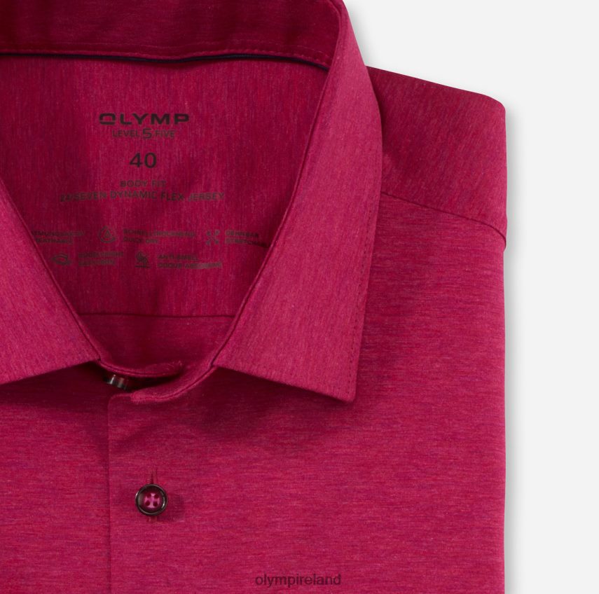 Clothing OLYMP Level Five 24/Seven Body Fit, Business Shirt, New York Kent, Fuchsia 24L846619
