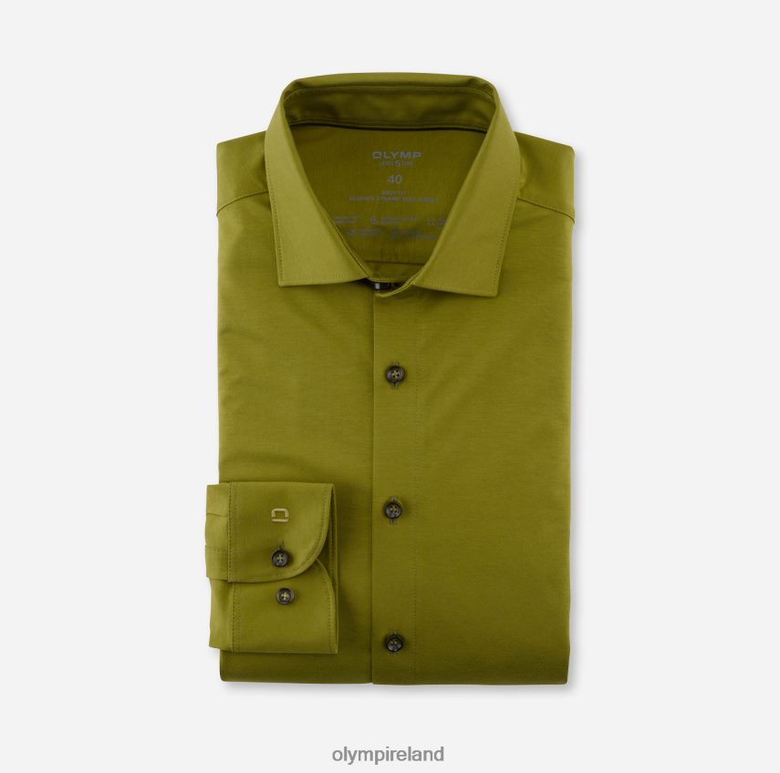 Clothing OLYMP Level Five 24/Seven Body Fit, Business Shirt, New York Kent, Khaki 24L846793
