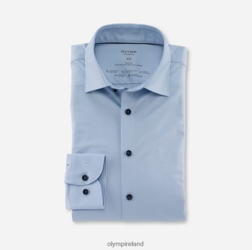 Clothing OLYMP Level Five 24/Seven Body Fit, Business Shirt, New York Kent, Light Blue 24L846383