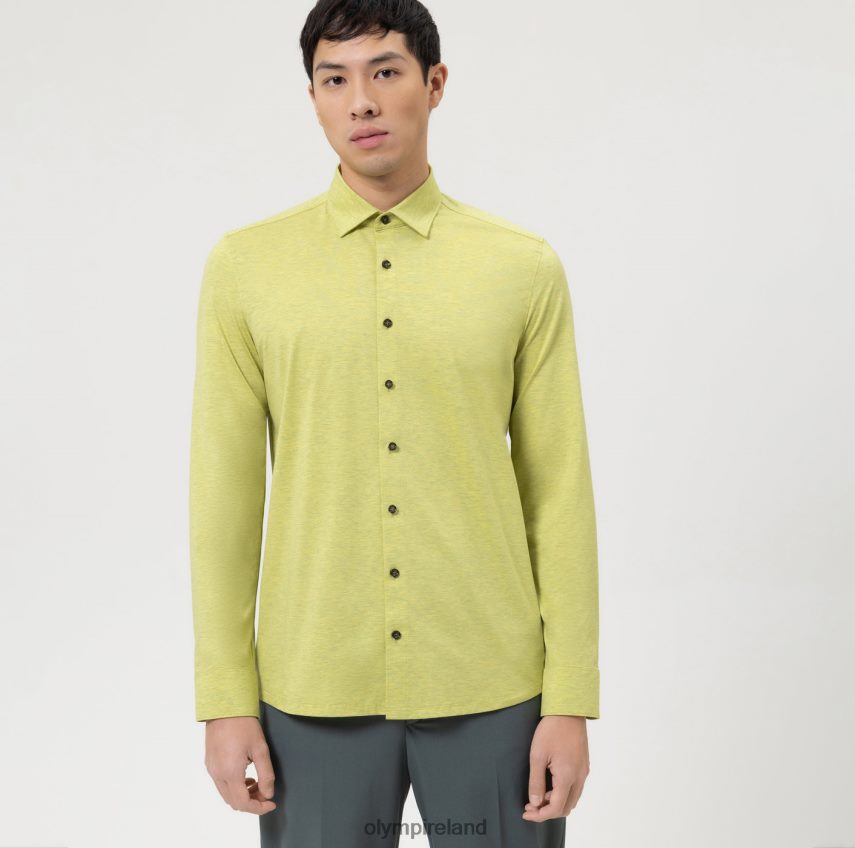 Clothing OLYMP Level Five 24/Seven Body Fit, Business Shirt, New York Kent, Light Green 24L846395
