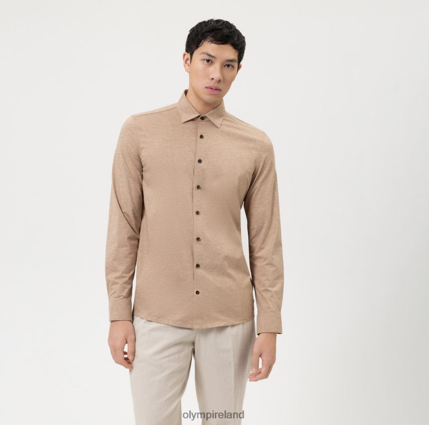 Clothing OLYMP Level Five 24/Seven Body Fit, Business Shirt, New York Kent, Natural 24L846347