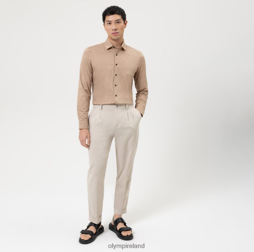 Clothing OLYMP Level Five 24/Seven Body Fit, Business Shirt, New York Kent, Natural 24L846347