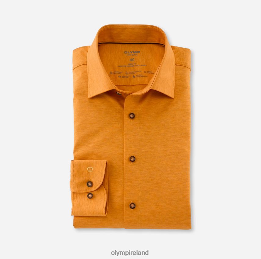 Clothing OLYMP Level Five 24/Seven Body Fit, Business Shirt, New York Kent, Ochre 24L846772