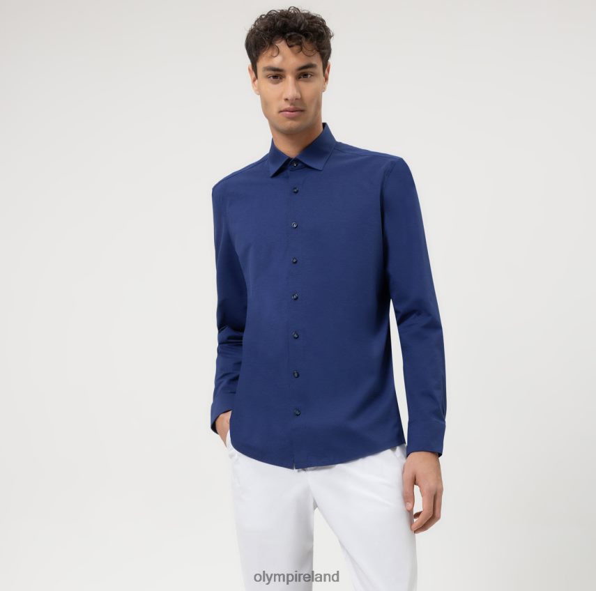 Clothing OLYMP Level Five 24/Seven Body Fit, Business Shirt, New York Kent, Royal 24L846375