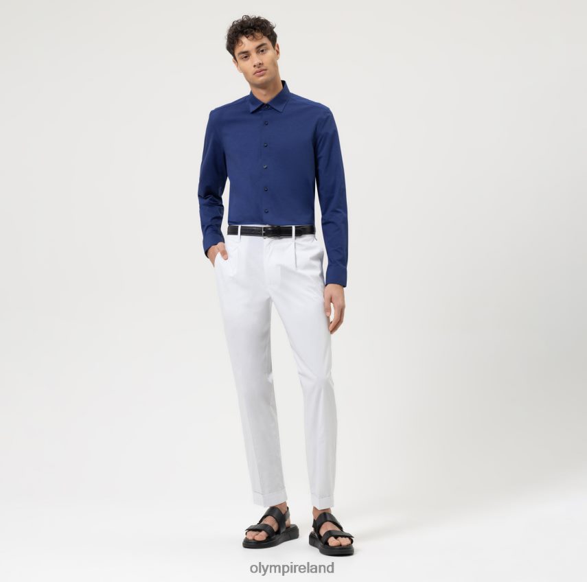 Clothing OLYMP Level Five 24/Seven Body Fit, Business Shirt, New York Kent, Royal 24L846375