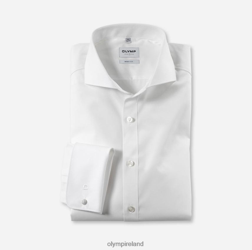 Clothing OLYMP Level Five Body Fit, Business Shirt, Cutaway, Light Beige 24L846837