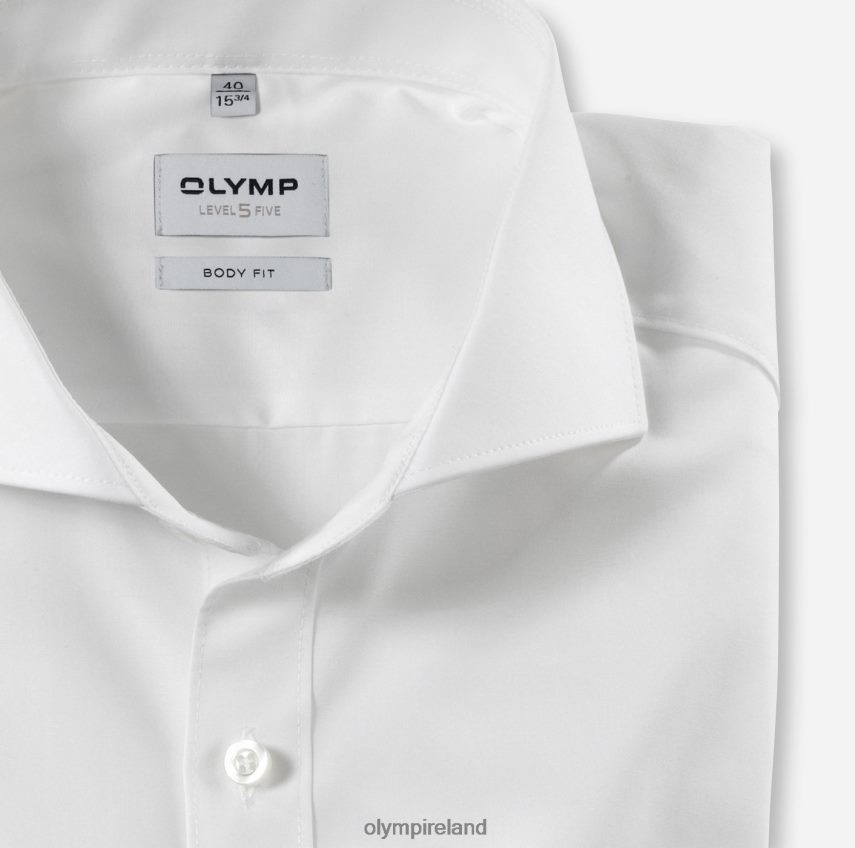 Clothing OLYMP Level Five Body Fit, Business Shirt, Cutaway, Light Beige 24L846837