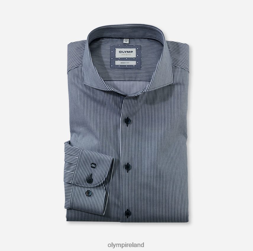Clothing OLYMP Level Five Body Fit, Business Shirt, Cutaway, Marine 24L846372