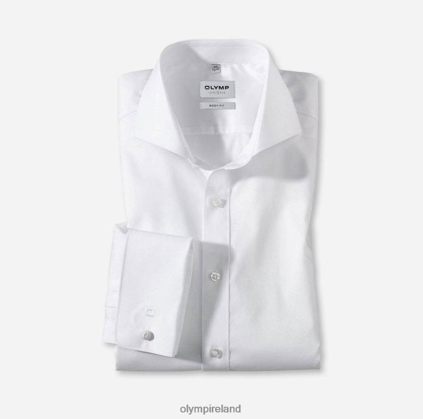 Clothing OLYMP Level Five Body Fit, Business Shirt, Cutaway, White 24L846834