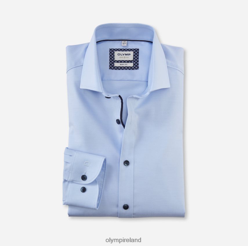 Clothing OLYMP Level Five Body Fit, Business Shirt, Long Sleeve Extra Long, Royal Kent, Ozone 24L846859