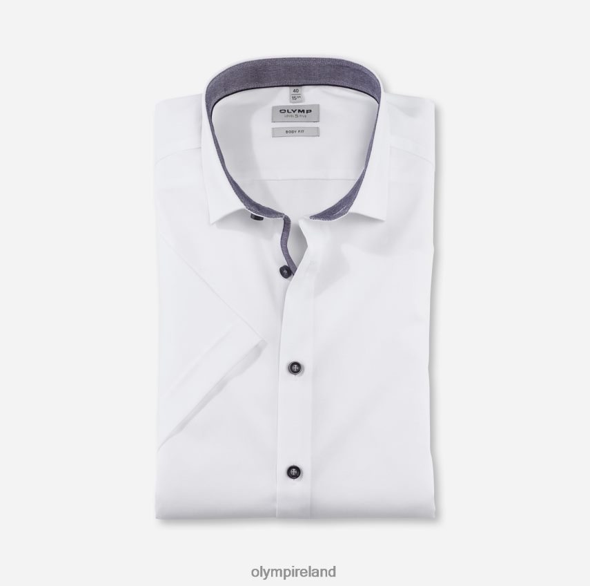 Clothing OLYMP Level Five Body Fit, Business Shirt, Modern Kent, Anthracite 24L846687