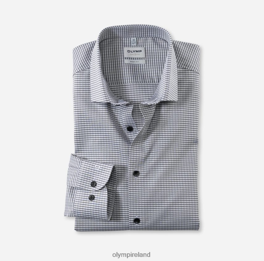 Clothing OLYMP Level Five Body Fit, Business Shirt, Modern Kent, Black 24L846805