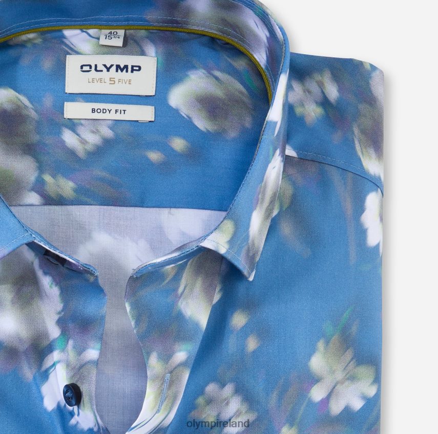 Clothing OLYMP Level Five Body Fit, Business Shirt, Modern Kent, Lime 24L846696