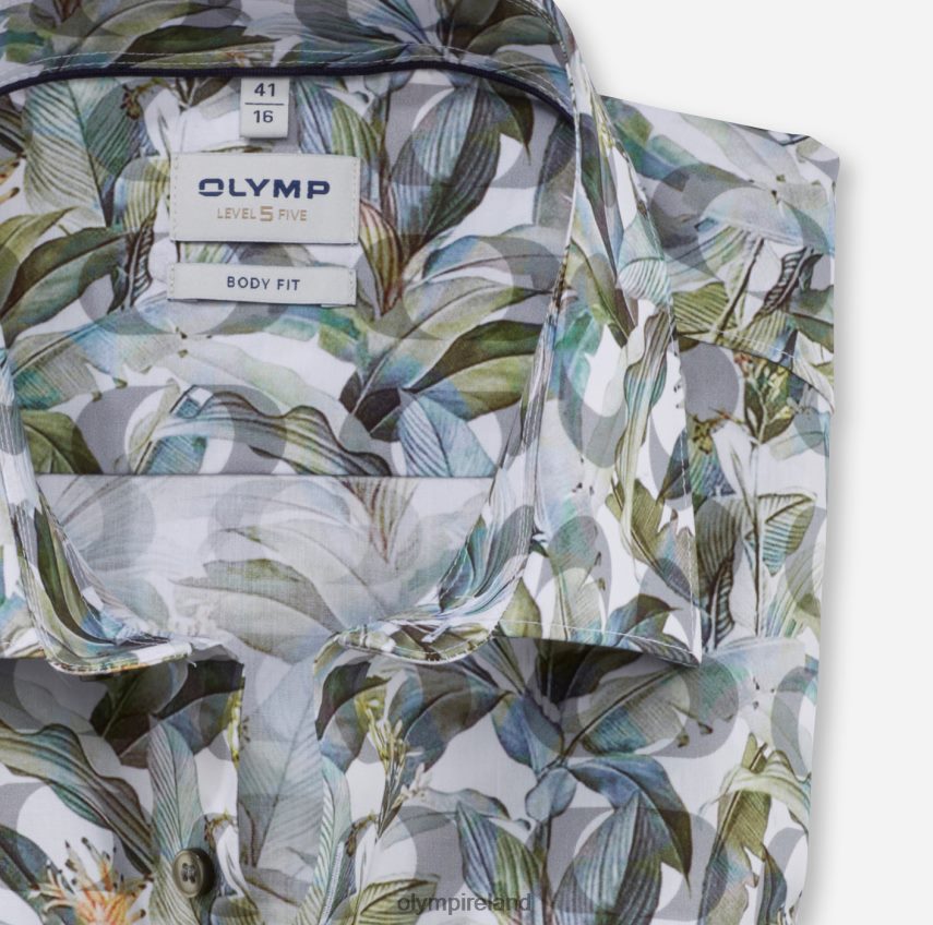 Clothing OLYMP Level Five Body Fit, Business Shirt, New York Kent, Brass 24L846745