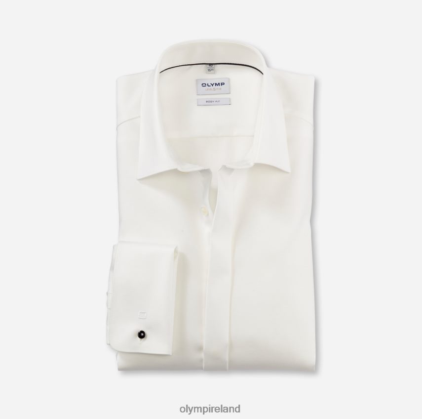 Clothing OLYMP Level Five Body Fit, Business Shirt, New York Kent, Light Beige 24L846417