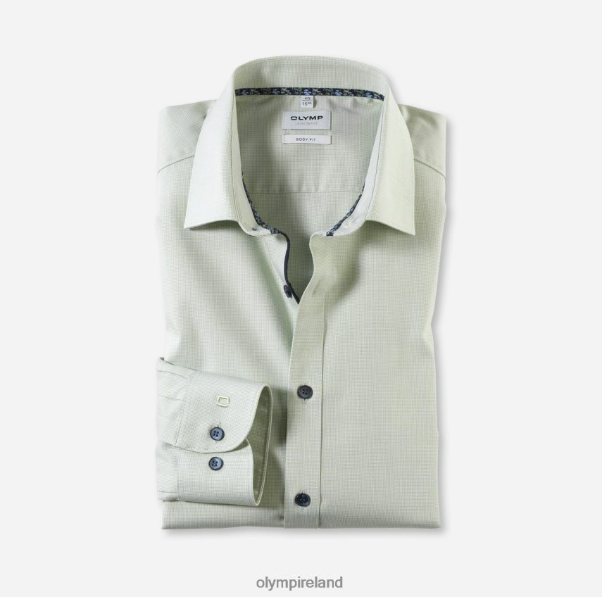 Clothing OLYMP Level Five Body Fit, Business Shirt, New York Kent, Lime 24L846749