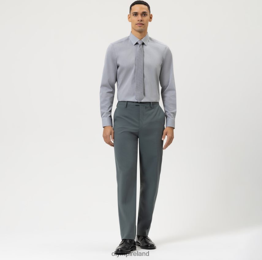 Clothing OLYMP Level Five Body Fit, Business Shirt, New York Kent, Medium Grey 24L846846