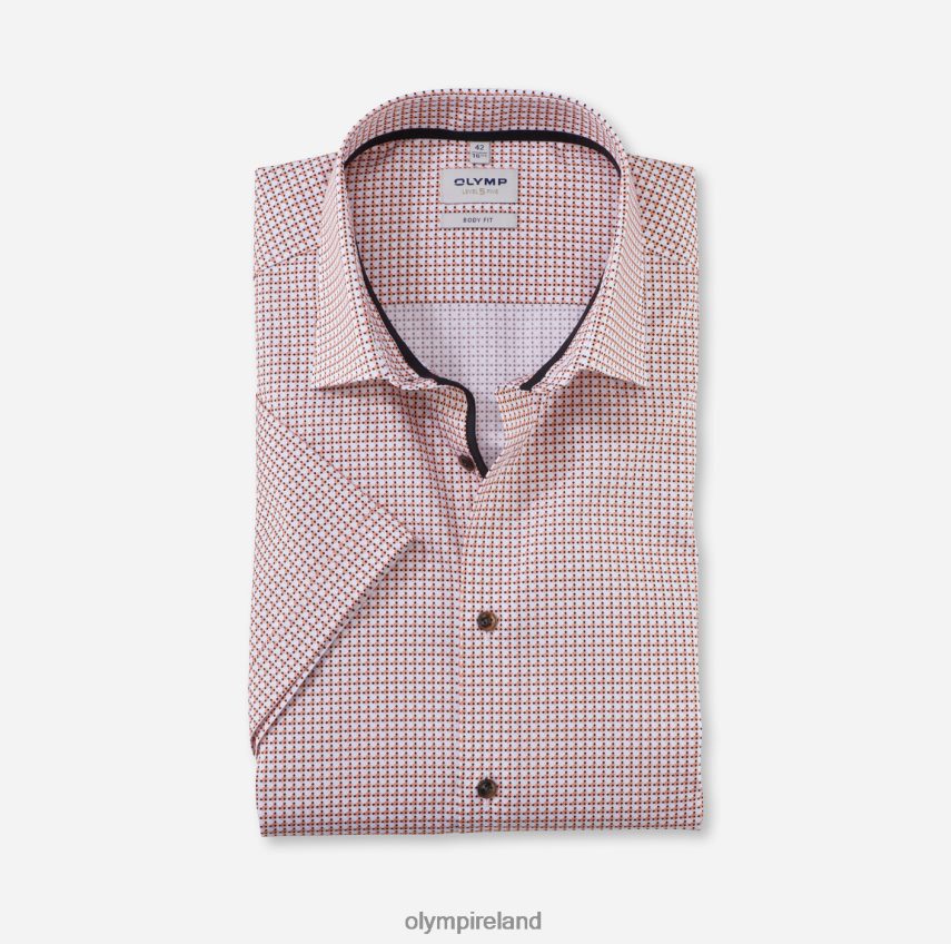 Clothing OLYMP Level Five Body Fit, Business Shirt, New York Kent, Orange 24L846637