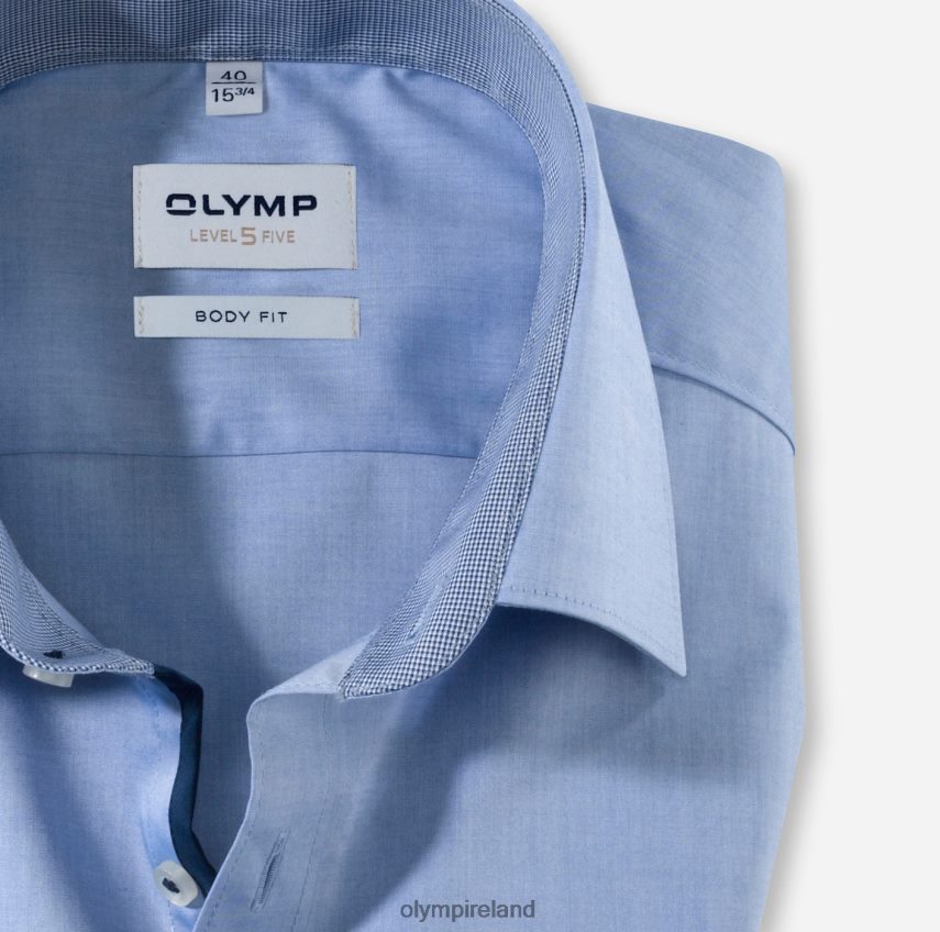 Clothing OLYMP Level Five Body Fit, Business Shirt, New York Kent, Royal 24L846587