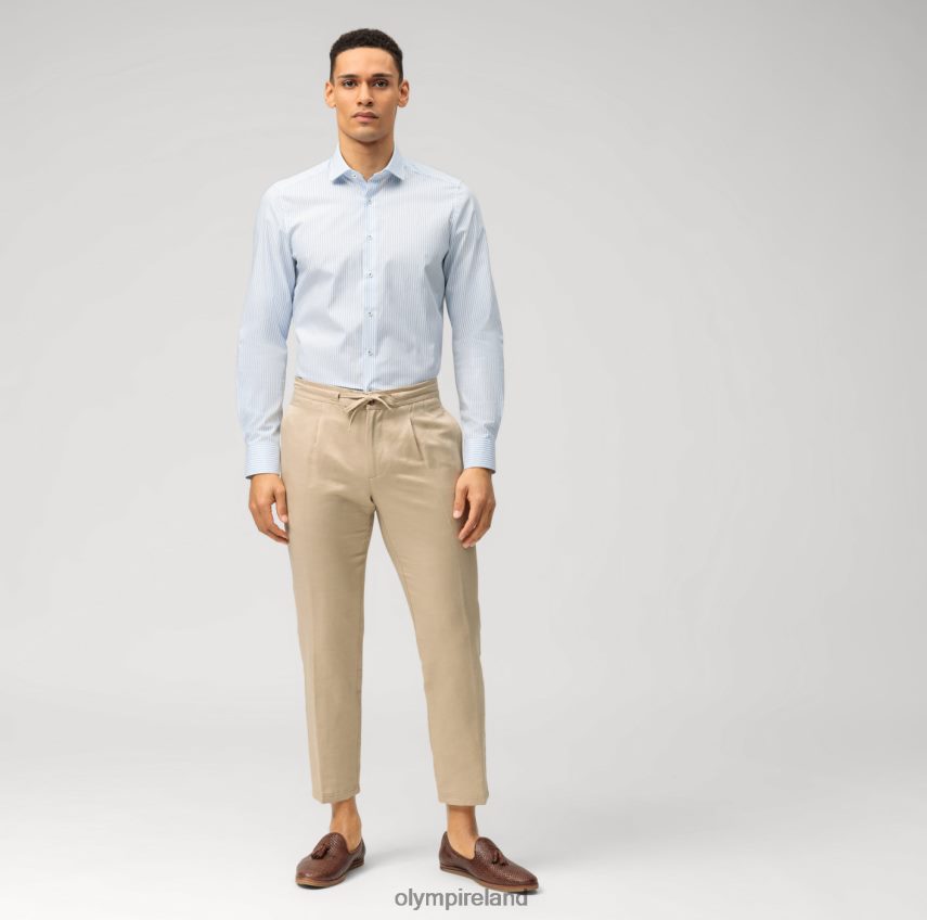 Clothing OLYMP Level Five Body Fit, Business Shirt, Royal Kent, Bleu 24L846562