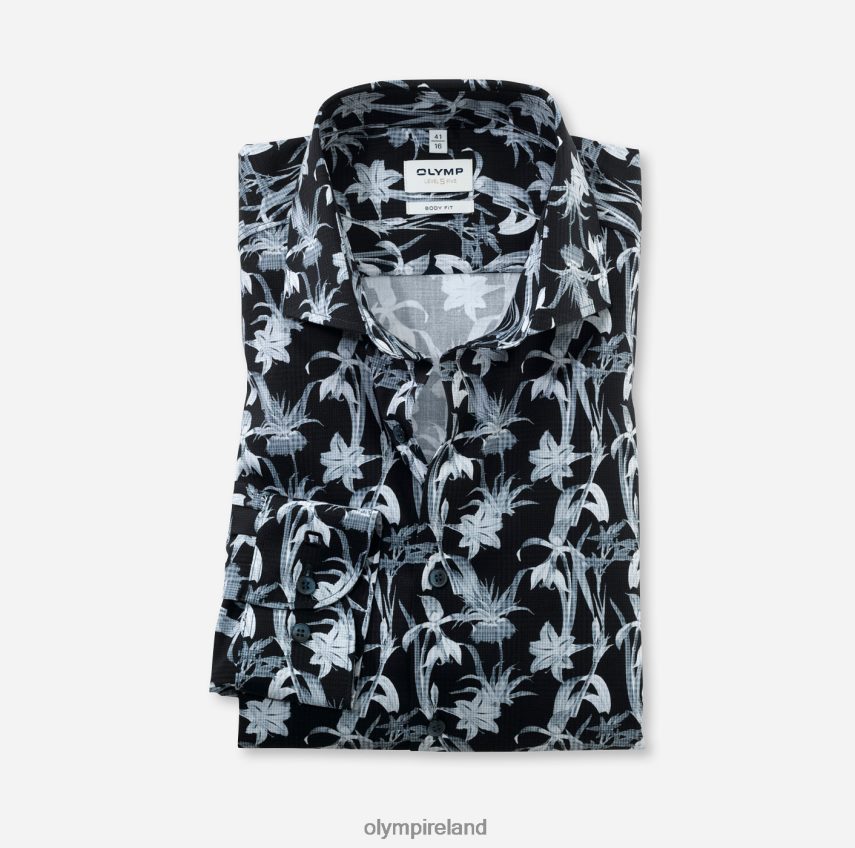 Clothing OLYMP Level Five Body Fit, Business Shirt, Royal Kent, Marine 24L846406