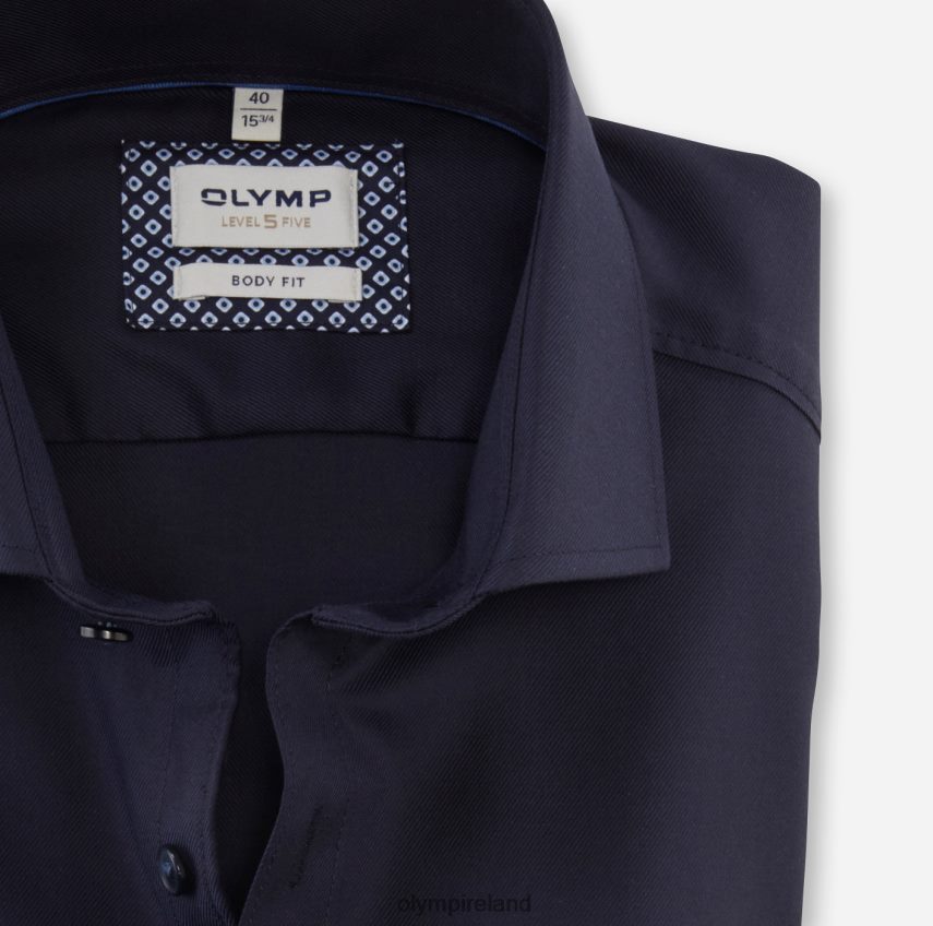 Clothing OLYMP Level Five Body Fit, Business Shirt, Royal Kent, Midnight Blue 24L846510