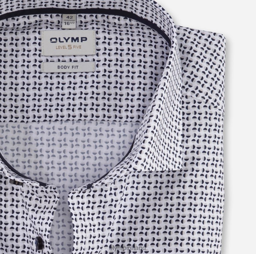 Clothing OLYMP Level Five Body Fit, Business Shirt, Royal Kent, Taupe 24L846657