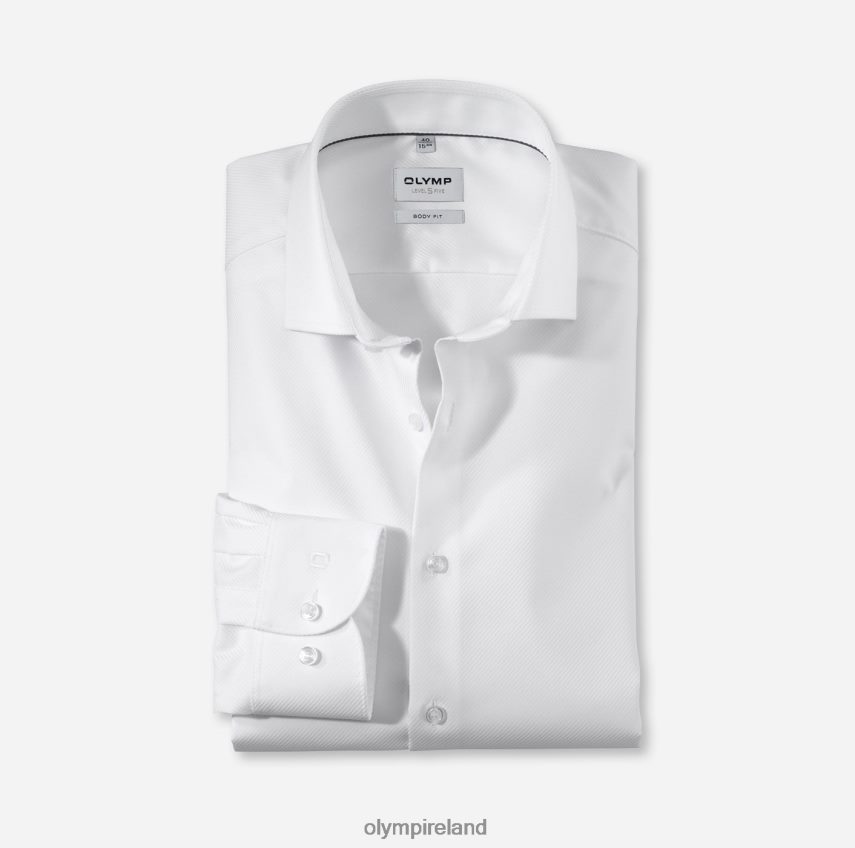 Clothing OLYMP Level Five Body Fit, Business Shirt, Royal Kent, White 24L846426
