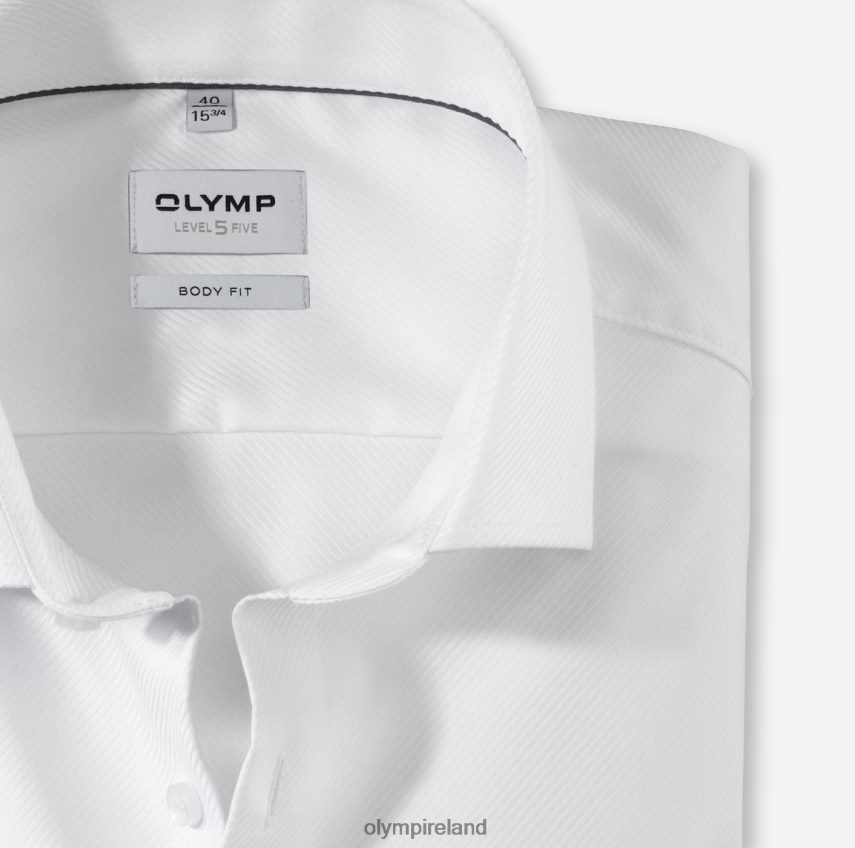 Clothing OLYMP Level Five Body Fit, Business Shirt, Royal Kent, White 24L846426
