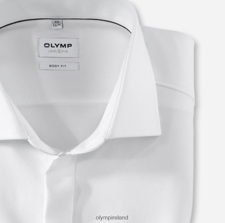 Clothing OLYMP Level Five Body Fit, Business Shirt, Royal Kent, White 24L846432
