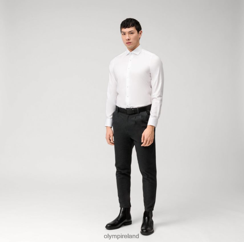 Clothing OLYMP Level Five Body Fit, Business Shirt, Royal Kent, White 24L846697