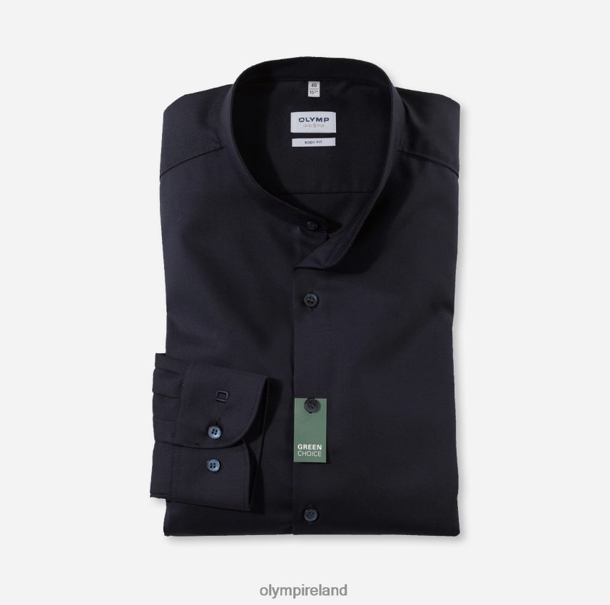 Clothing OLYMP Level Five Body Fit, Business Shirt, Stand-Up Collar, Midnight Blue 24L846402