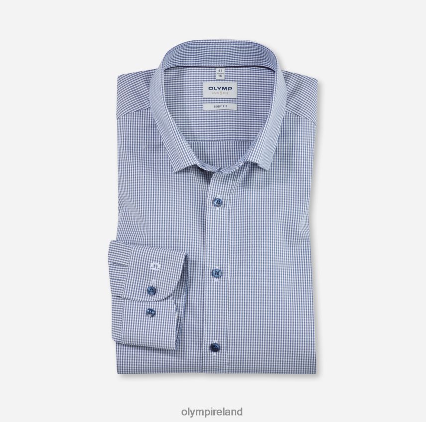 Clothing OLYMP Level Five Body Fit, Business Shirt, Under Button-Down, Taupe 24L846788