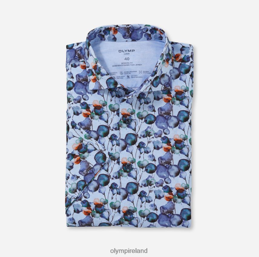 Clothing OLYMP Luxor 24/Seven Modern Fit, Business Shirt, Kent, Mandarin 24L8461165