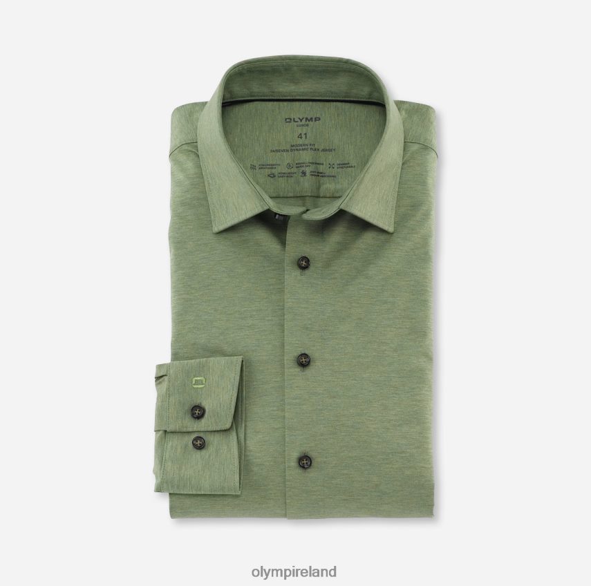 Clothing OLYMP Luxor 24/Seven Modern Fit, Business Shirt, New Kent, Crystal Green 24L8461316