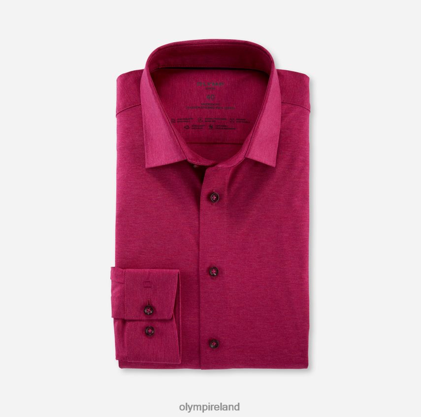 Clothing OLYMP Luxor 24/Seven Modern Fit, Business Shirt, New Kent, Fuchsia 24L8461093
