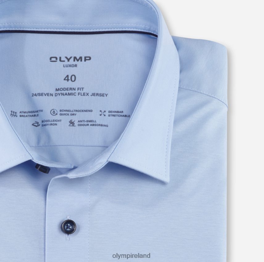 Clothing OLYMP Luxor 24/Seven Modern Fit, Business Shirt, New Kent, Light Blue 24L8461001