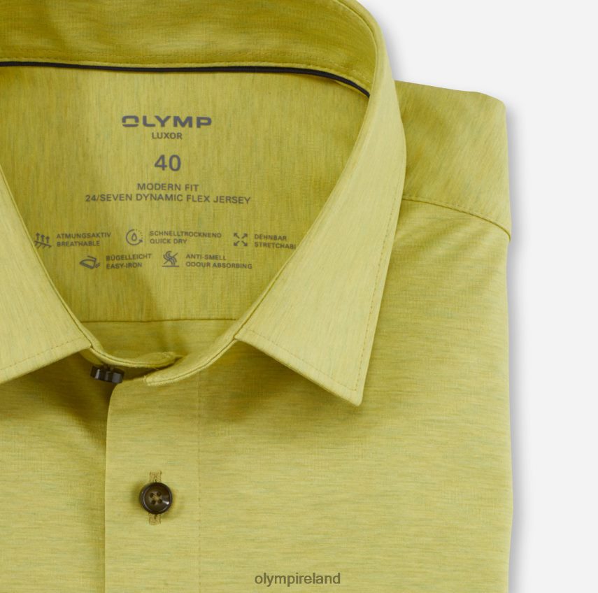 Clothing OLYMP Luxor 24/Seven Modern Fit, Business Shirt, New Kent, Light Green 24L846932