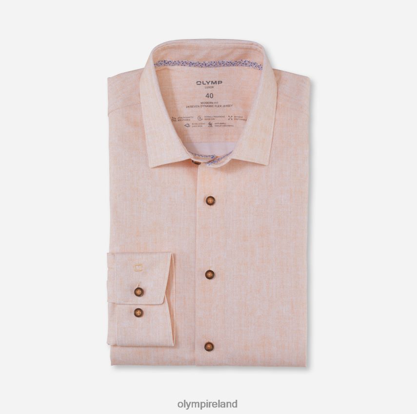 Clothing OLYMP Luxor 24/Seven Modern Fit, Business Shirt, New Kent, Mandarin 24L8461160