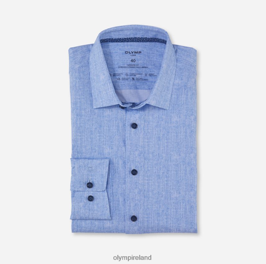 Clothing OLYMP Luxor 24/Seven Modern Fit, Business Shirt, New Kent, Royal 24L8461140