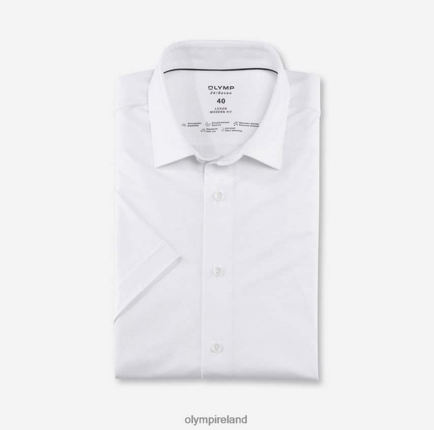 Clothing OLYMP Luxor 24/Seven Modern Fit, Business Shirt, New Kent, White 24L846970